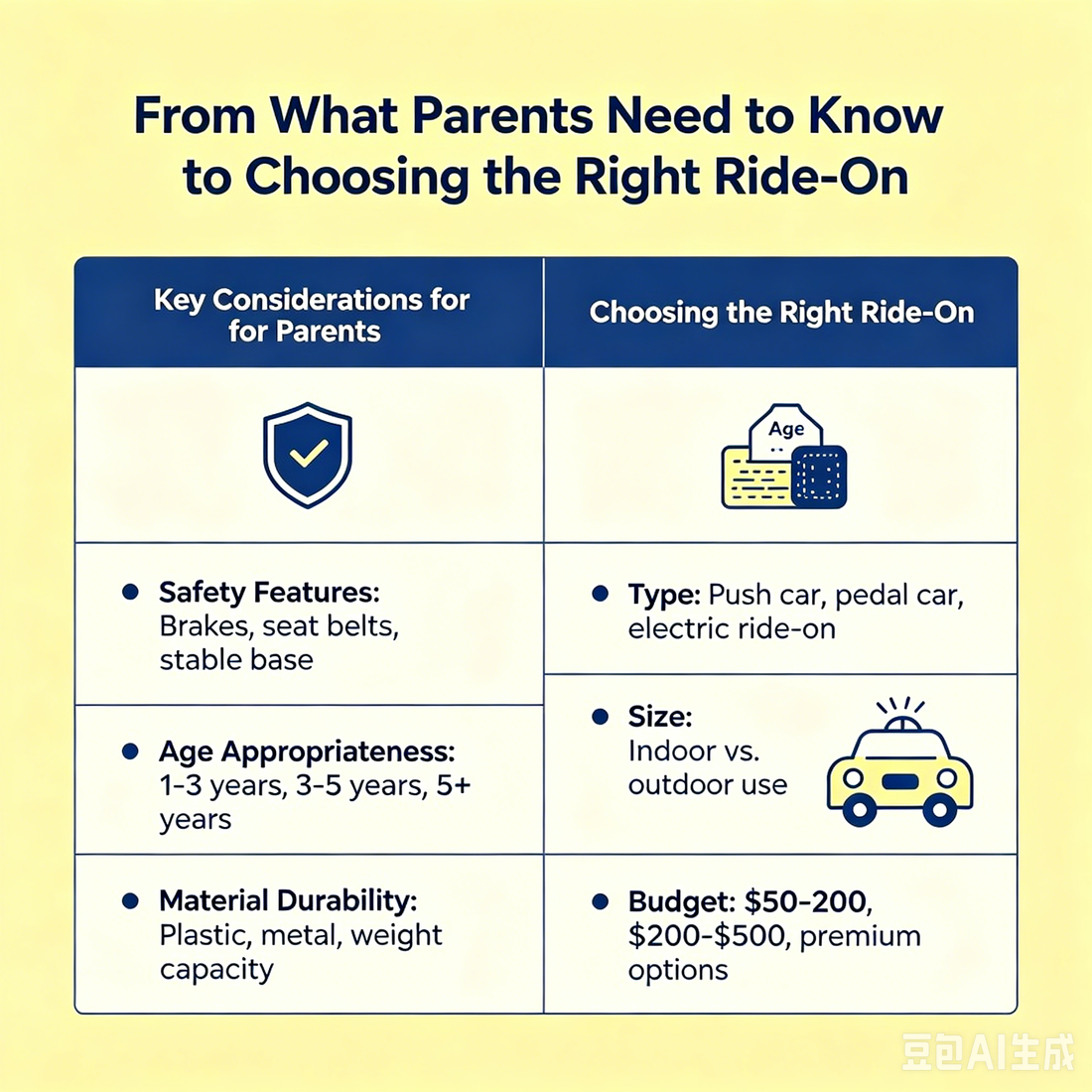 From What Parents Need to Know to Choosing the Right Ride-On