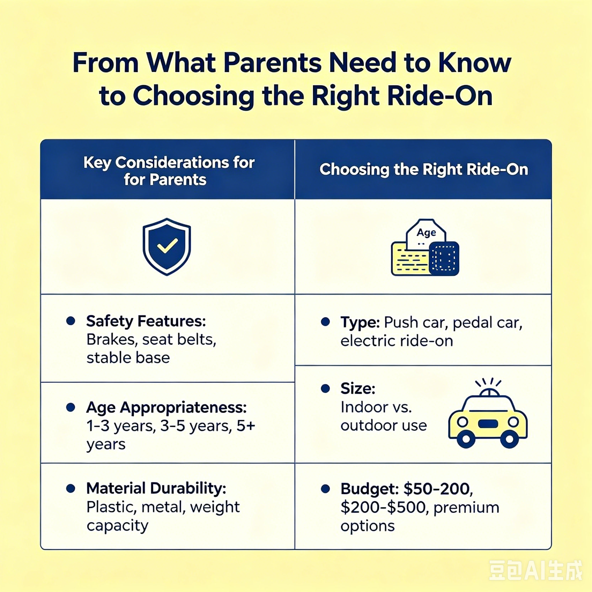From What Parents Need to Know to Choosing the Right Ride-On