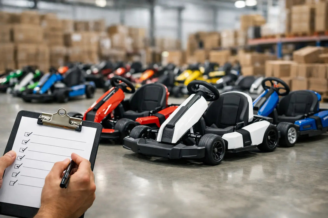 Kids Go Kart Electric Bulk Supplier Checklist