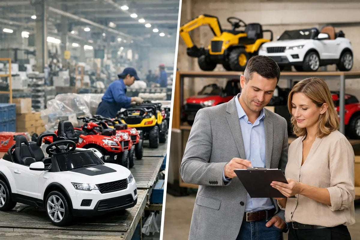 China Factory vs Local Distributor for Ride-On Toys