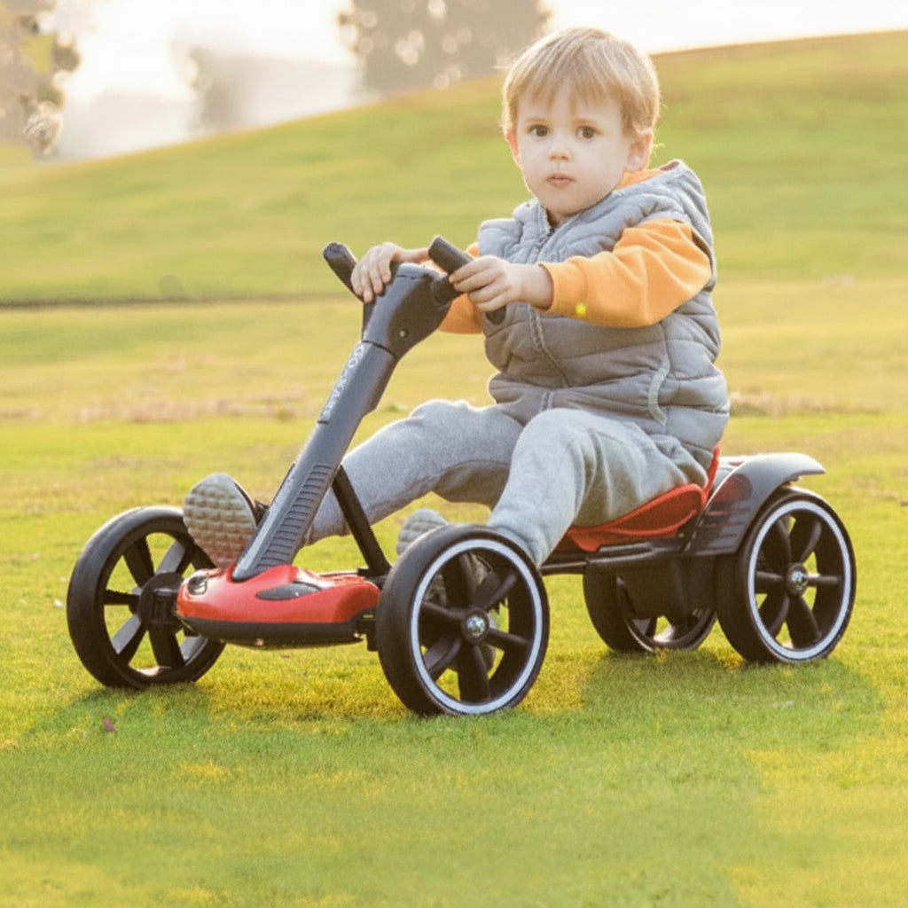 Jimbo Kids Electric Go-kart - Foldable, Remote Control, 12V High Power