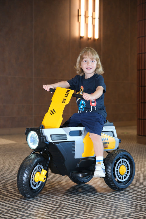 Jimbo Kids Electric Motorcycle - Foldable, Flash Lights, Bluetooth Music
