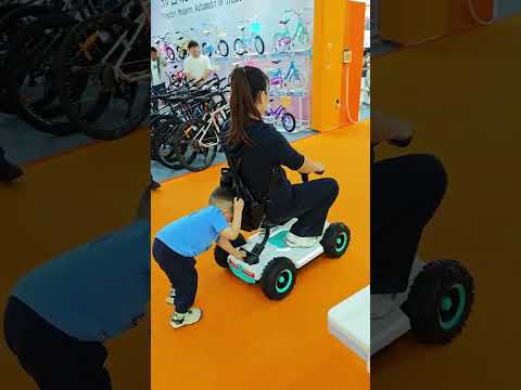 Kids 4-Wheel Electric Ride-On Car with 360° Spin | 4WD Patrol car with Seat, LED Lights, Bluetooth Music & Remote Control - Ages 3-8